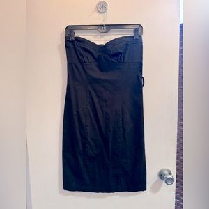 Geri C. Black Strapless Cocktail Dress - Medium